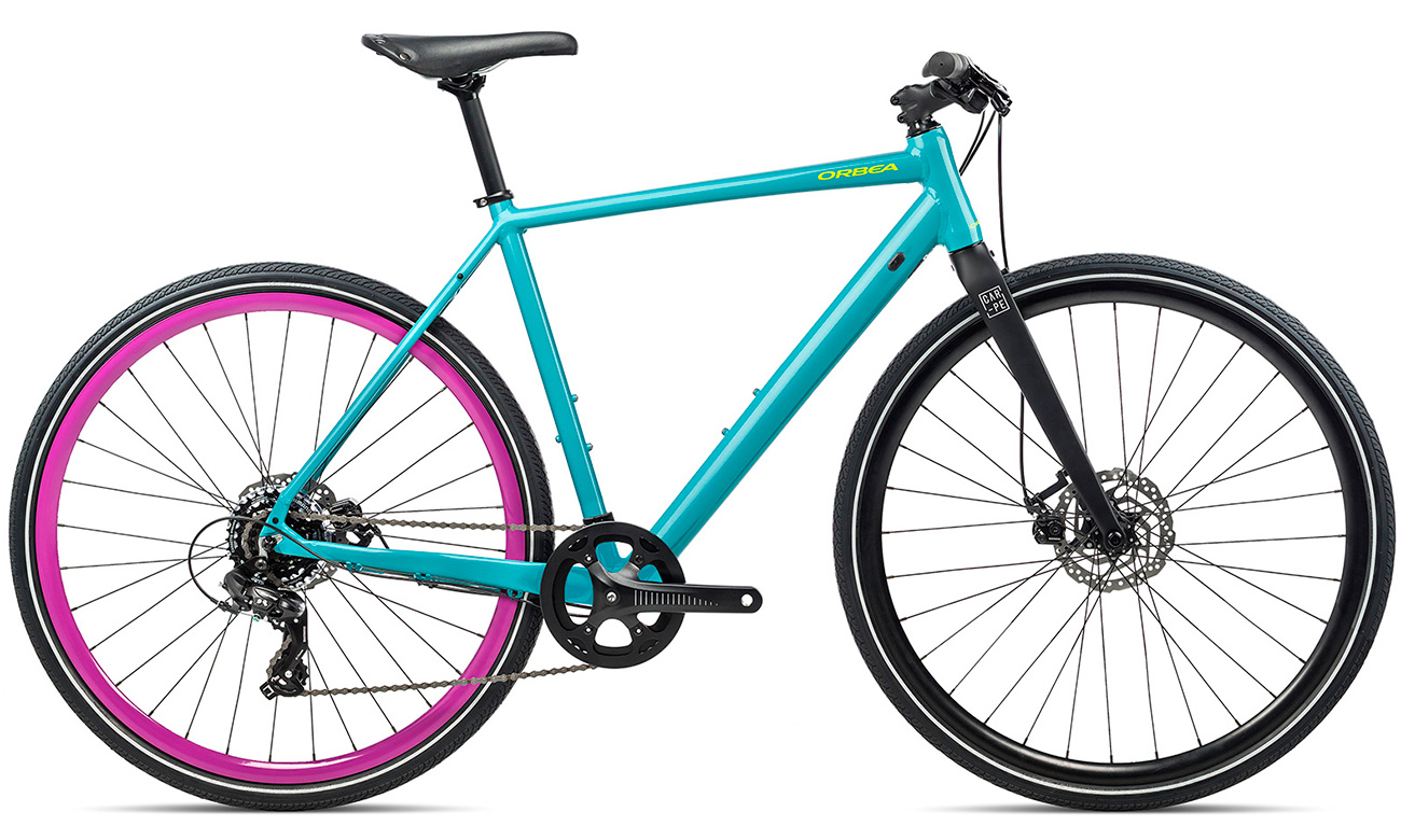 Фотографія Велосипед Orbea Carpe 40 28" розмір XL 2021 Блакитно-чорний